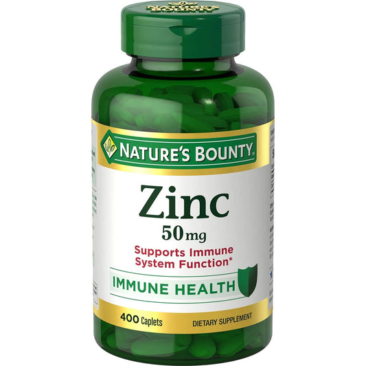 Zinc 50mg 400 Count - High Potency Zinc Supplement BritishVita | Premium UK Vitamins & Wellness Supplements