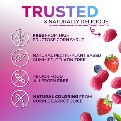 Zinc 50mg Gummies - Max Strength for Immune & Skin Health | Vegan, Non-GMO, Gluten Free | 60 Gummies