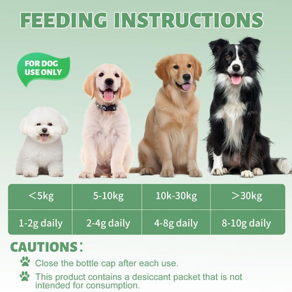 Zinc for Dogs – Skin & Coat Health, Immune Support, Digestion (200g)