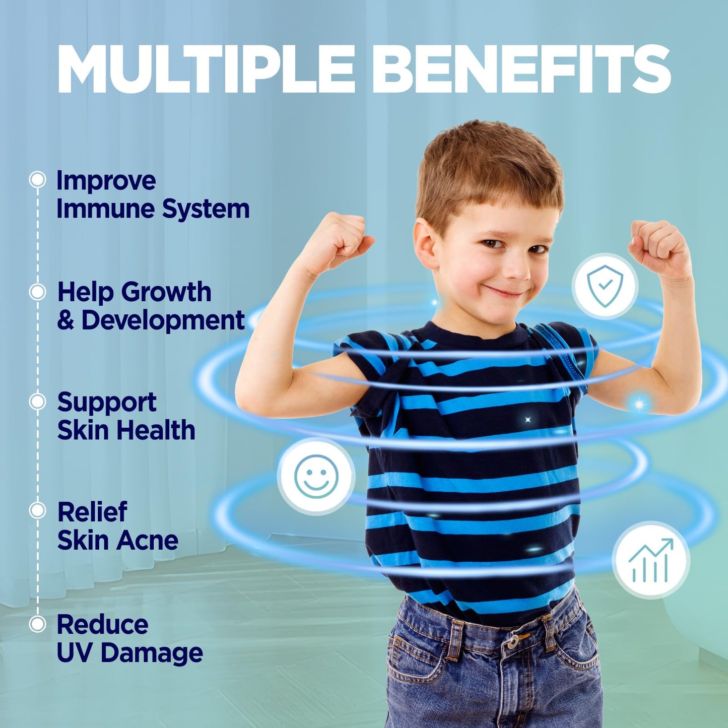Zinc Gummies Picolinate 50mg – Sugar Free, Immune & Skin Health (60 Gummies)