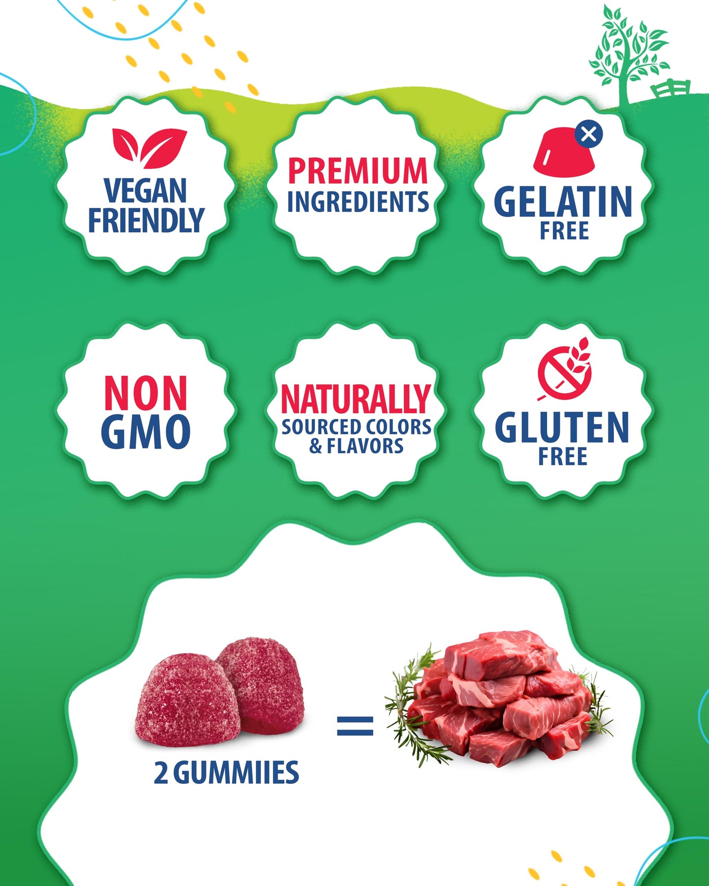 Zinc Gummies for Kids - Immune Support, Low Sugar, Non-GMO | 60 Gummies