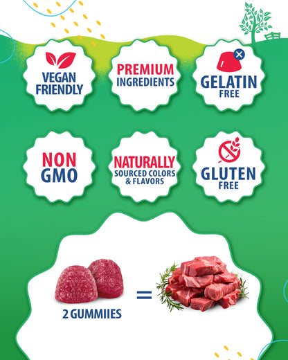 Zinc Gummies for Kids - Immune Support, Low Sugar, Non-GMO | 60 Gummies