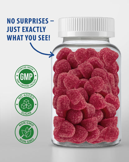 Zinc Gummies for Kids - Immune Support, Low Sugar, Non-GMO | 60 Gummies