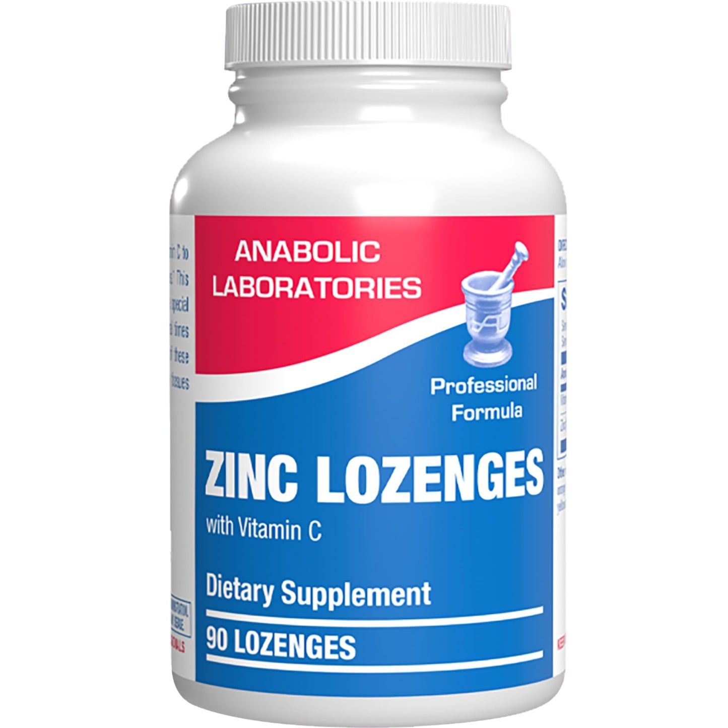Zinc Lozenges with Vitamin C for Immune Support - High Absorption - 90 Count (Orange)