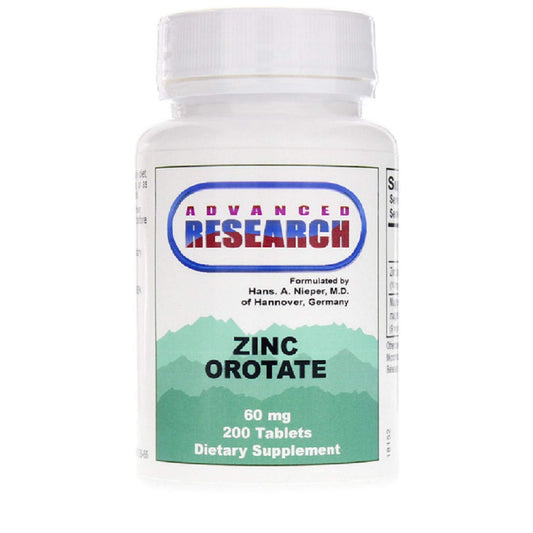 Zinc Orotate 60 mg – 200 Tabs (Pack of 2) | Zinc Supplement BritishVita | Premium UK Vitamins & Wellness Supplements