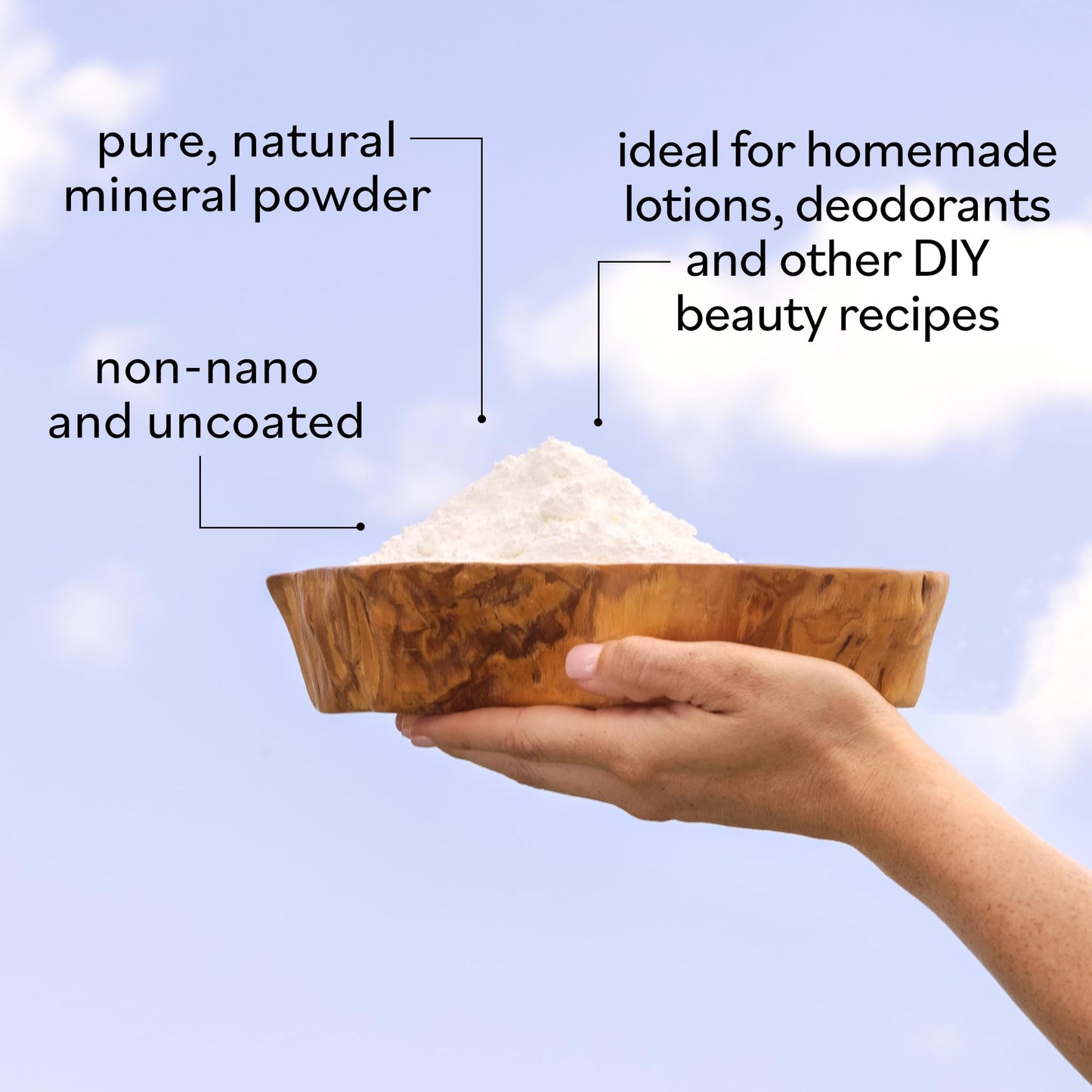 Sky Organics Zinc Oxide Powder 16 oz – Non-Nano & Uncoated – DIY Beauty