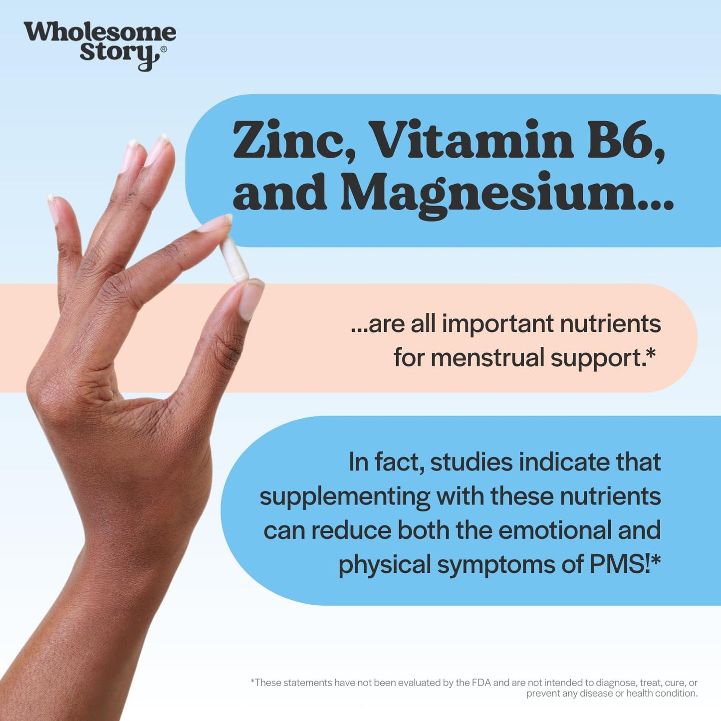 Zinc Picolinate, Magnesium Glycinate Supplements with P5P Vitamin B6 | Magnesium and Zinc Vitamin | Reproductive & Fertility Health, Hormone Balance, Immune System Support | 30 Day Supply
