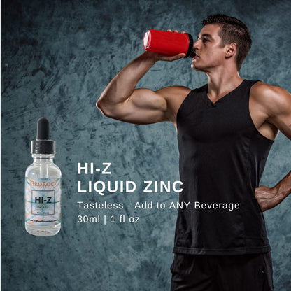 3rd Rock Essentials HI-Z Zinc Immune Support – Liquid Zinc Supplement (1 oz, 120 Servings)