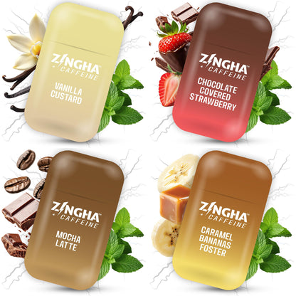 Z!NGHA Caffeinated Aromatherapy Nasal Inhaler Stick – Natural Energy & Focus