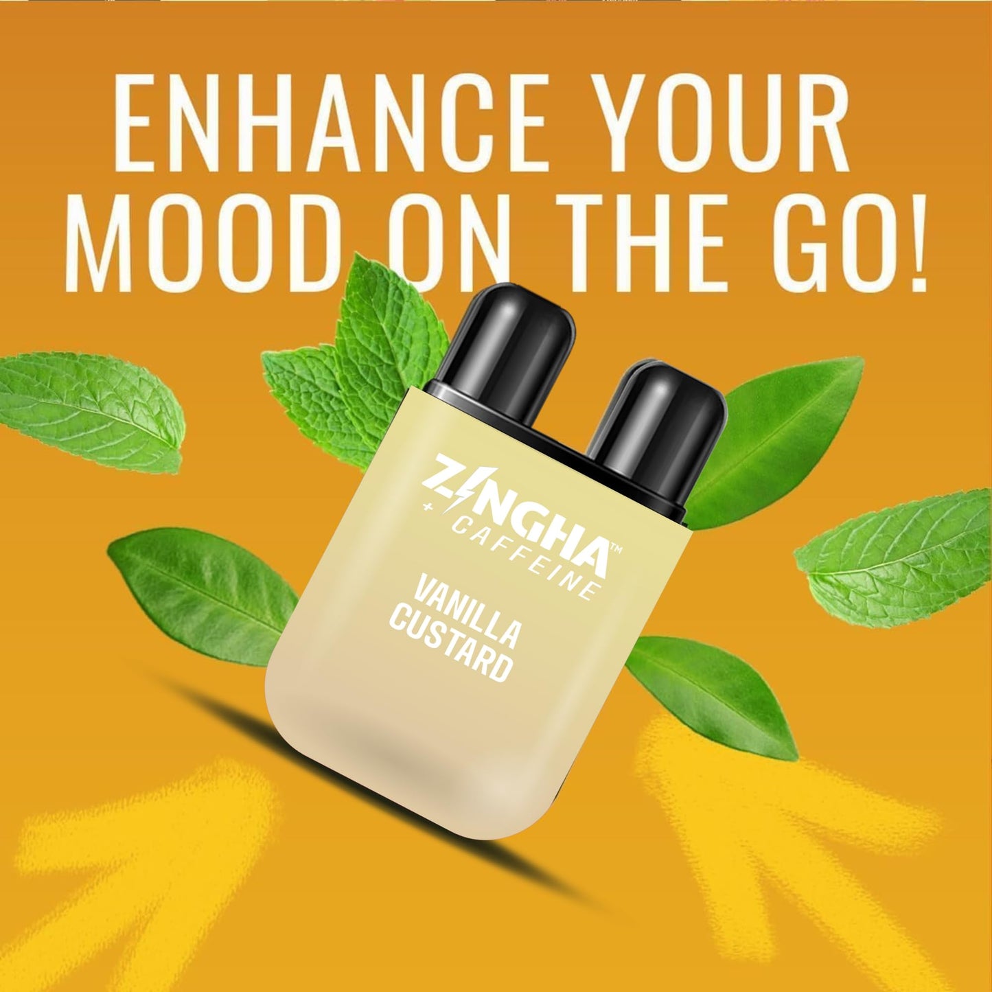 Z!NGHA Caffeinated Aromatherapy Nasal Inhaler Stick – Natural Energy & Focus