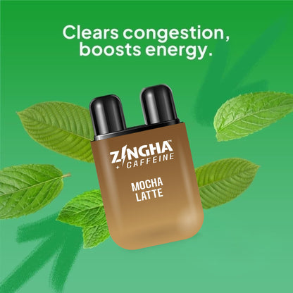 Z!NGHA Caffeinated Aromatherapy Nasal Inhaler Stick – Natural Energy & Focus