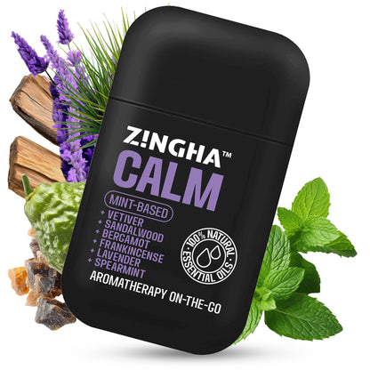 Z!NGHA Dual Nasal Inhaler Stick – Uplifting Essential Oils | 2pk Calm