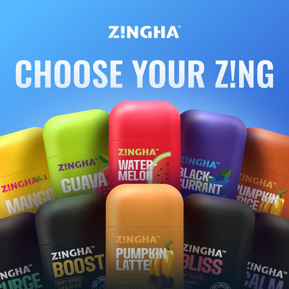 Z!NGHA Dual Nasal Inhaler Stick – Uplifting Peppermint Eucalyptus Lavender Aromatherapy for Focus & Freshness | Portable