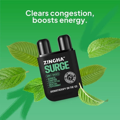 Z!NGHA Dual Nasal Inhaler Stick – Uplifting Essential Oils | 2pk Calm