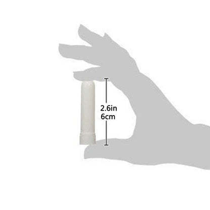ZIOJOVK 24 Pcs Essential Oil Inhalers – Blank Plastic Tubes with Wicks, Droppers & Tweezers