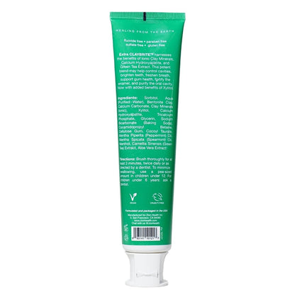 Zion Health Claybrite Extra Strength Toothpaste, 4 oz | Natural Whitening & Gum Care