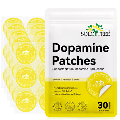 Dopamine Patches Extra Strength – Mood Support, Plant-Based Daily Wellness (30 Patches)