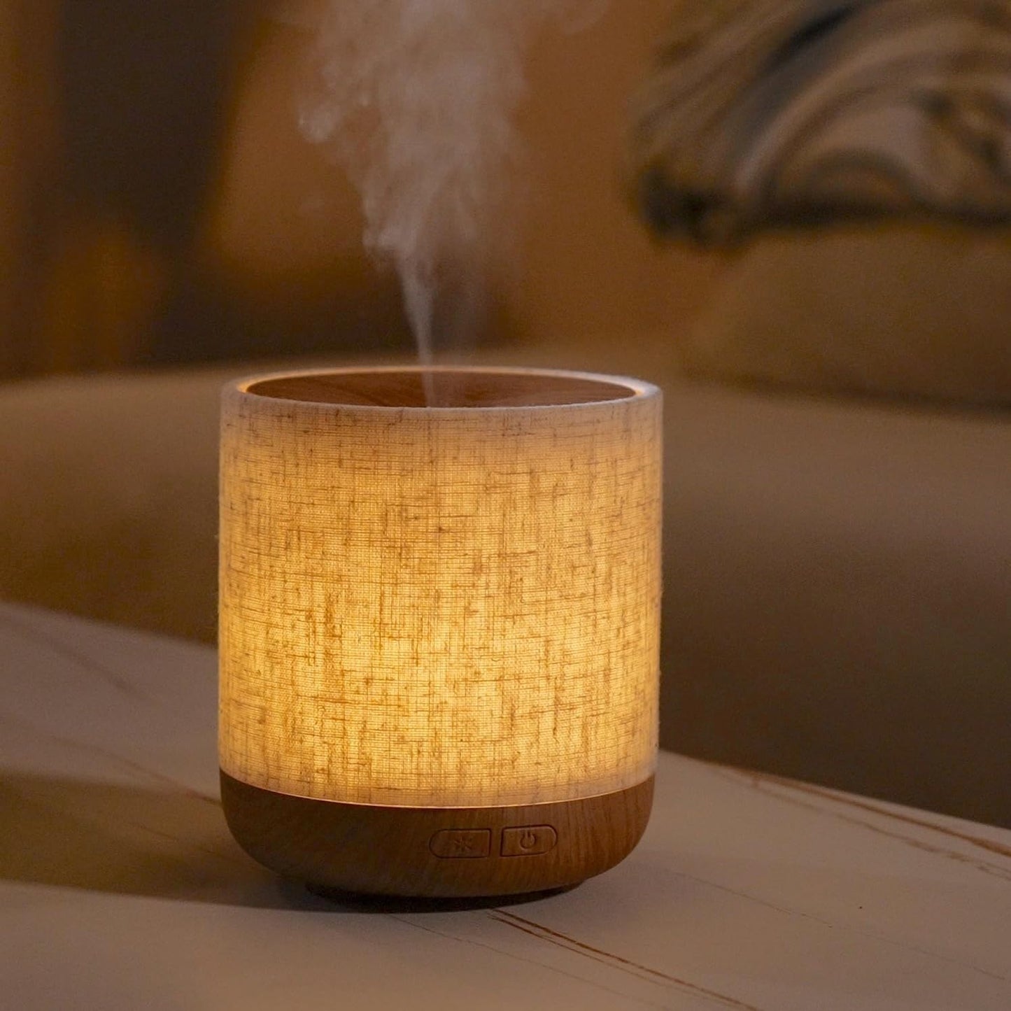 ZmarKraft 200ml Essential Oil Diffuser with Fabric Cover & Night Lamp