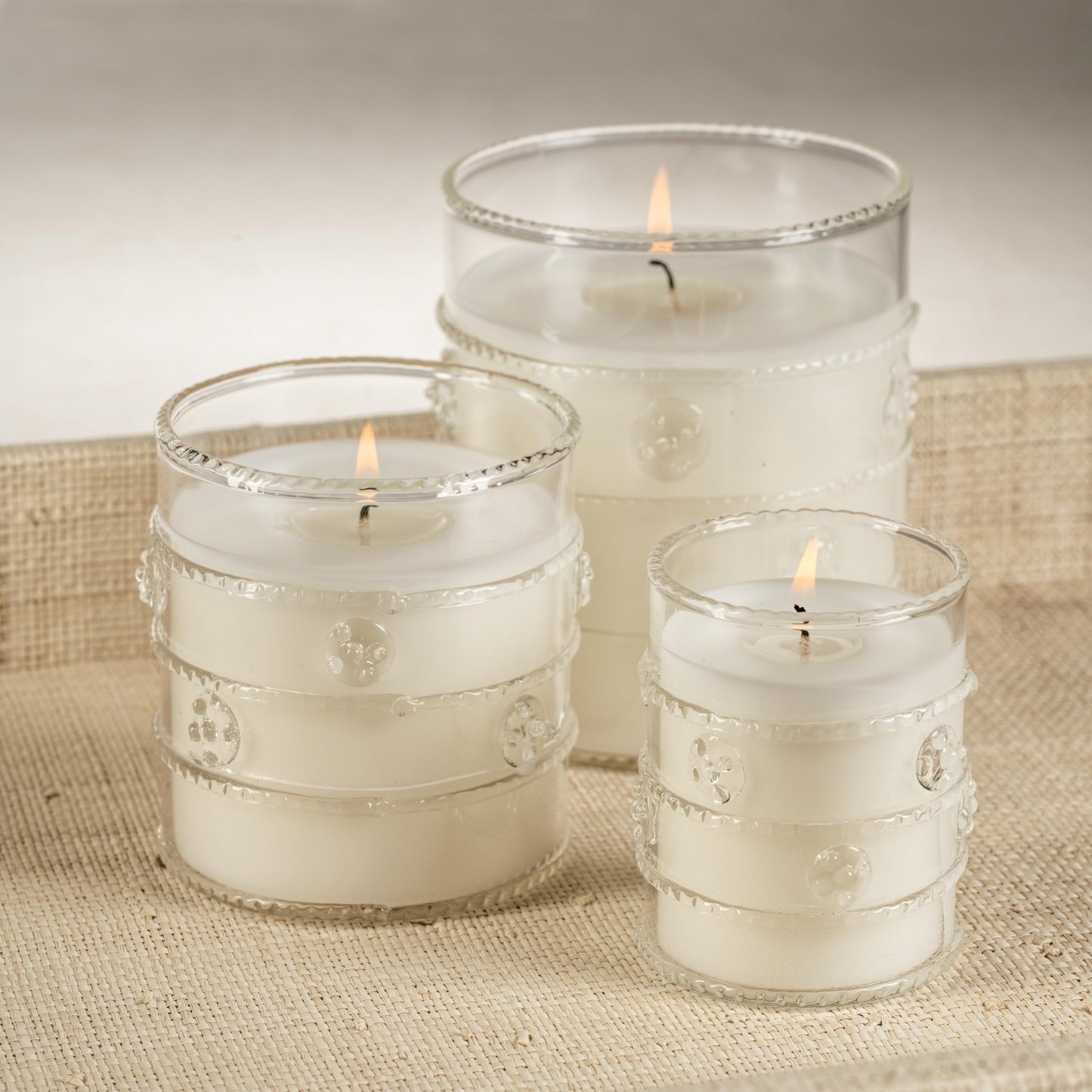 Zodax Grand Casablanca Glass Jar Scented Candle – Lily of The Valley, 12 oz