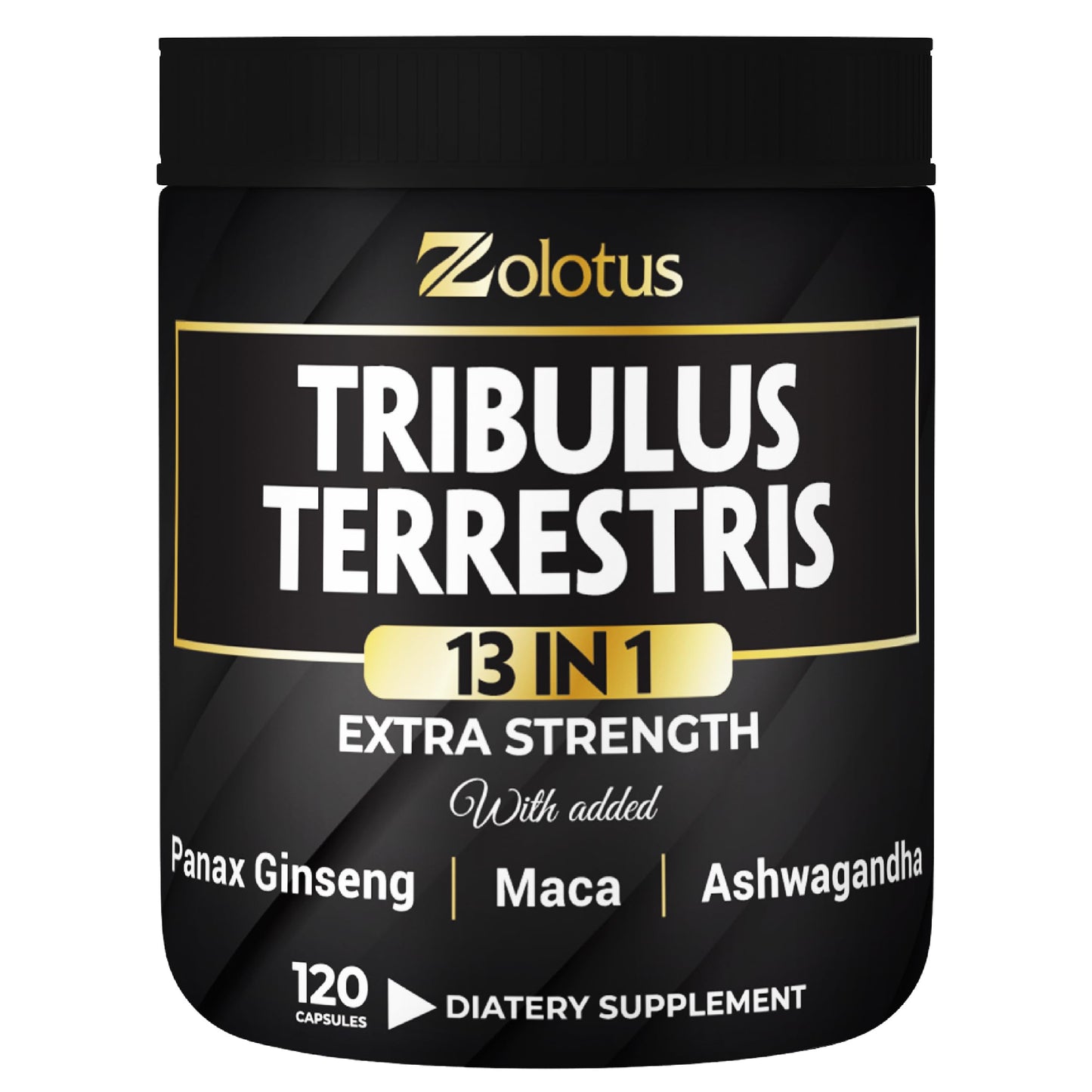 Zolotus 13in1 Tribulus Capsules with Maca, Panax Ginseng – 120 Caps