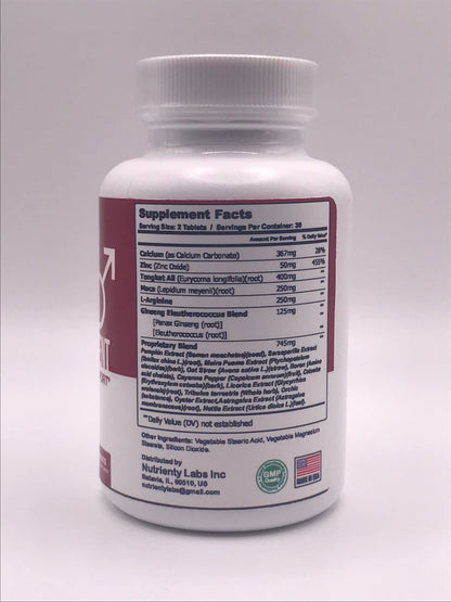Zonata Endure Naturals Strength Support - Endura Naturals Male Enhancement Supplement | 60 Count