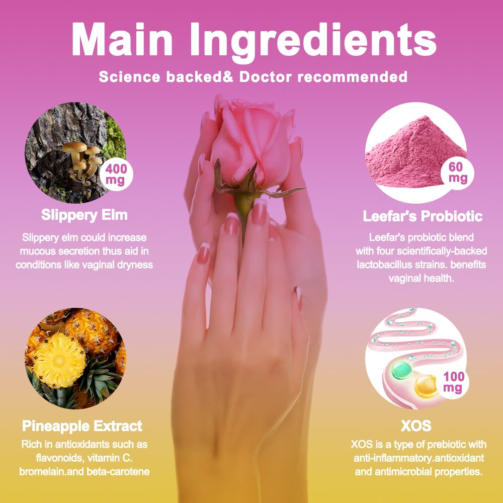 Zoone Nutra Her Juicy Gummies for Women – Pineapple Probiotics with Slippery Elm