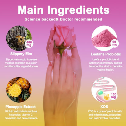 Zoone Nutra Her Juicy Gummies for Women – Pineapple Probiotics with Slippery Elm