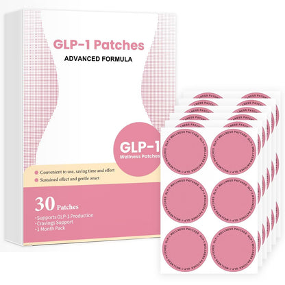 Zosui GLP-1 Patches 30 Count Natural for Beauty Women Large Size Pink A1