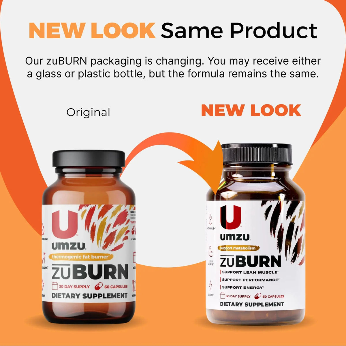 UMZU ZuBurn Energy Support - 30 Day Supply, Caffeine & Mitoburn BritishVita | Premium UK Vitamins & Wellness Supplements