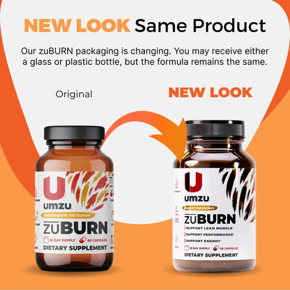 UMZU ZuBurn Energy Support - 30 Day Supply, Caffeine & Mitoburn BritishVita | Premium UK Vitamins & Wellness Supplements