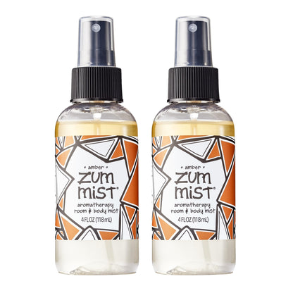 Zum Indigo Wild Mist Room & Body Spray – Amber Scent, 4 oz (2 Pack)