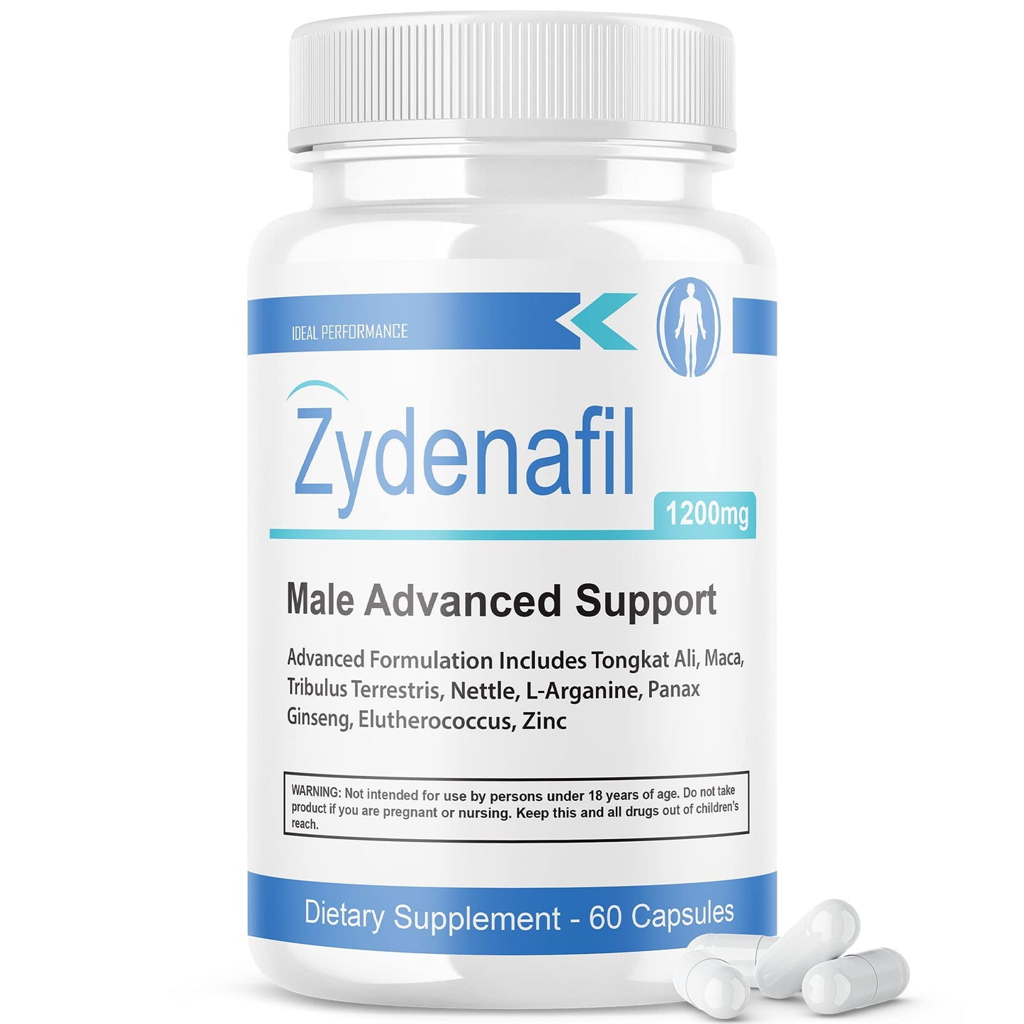 IDEAL PERFORMANCE Zydenafil Pills for Men (60 Capsules) - Buy Online
