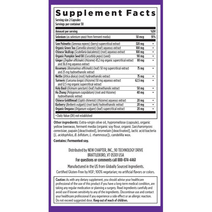 New Chapter Zyflamend Prostate – Saw Palmetto & Turmeric (60 ct)