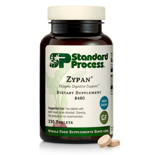 Standard Process Zypan - Digestive Enzyme Support with Pancreatin, Pepsin & HCl | 330 Tablets BritishVita | Premium UK Vitamins & Wellness Supplements