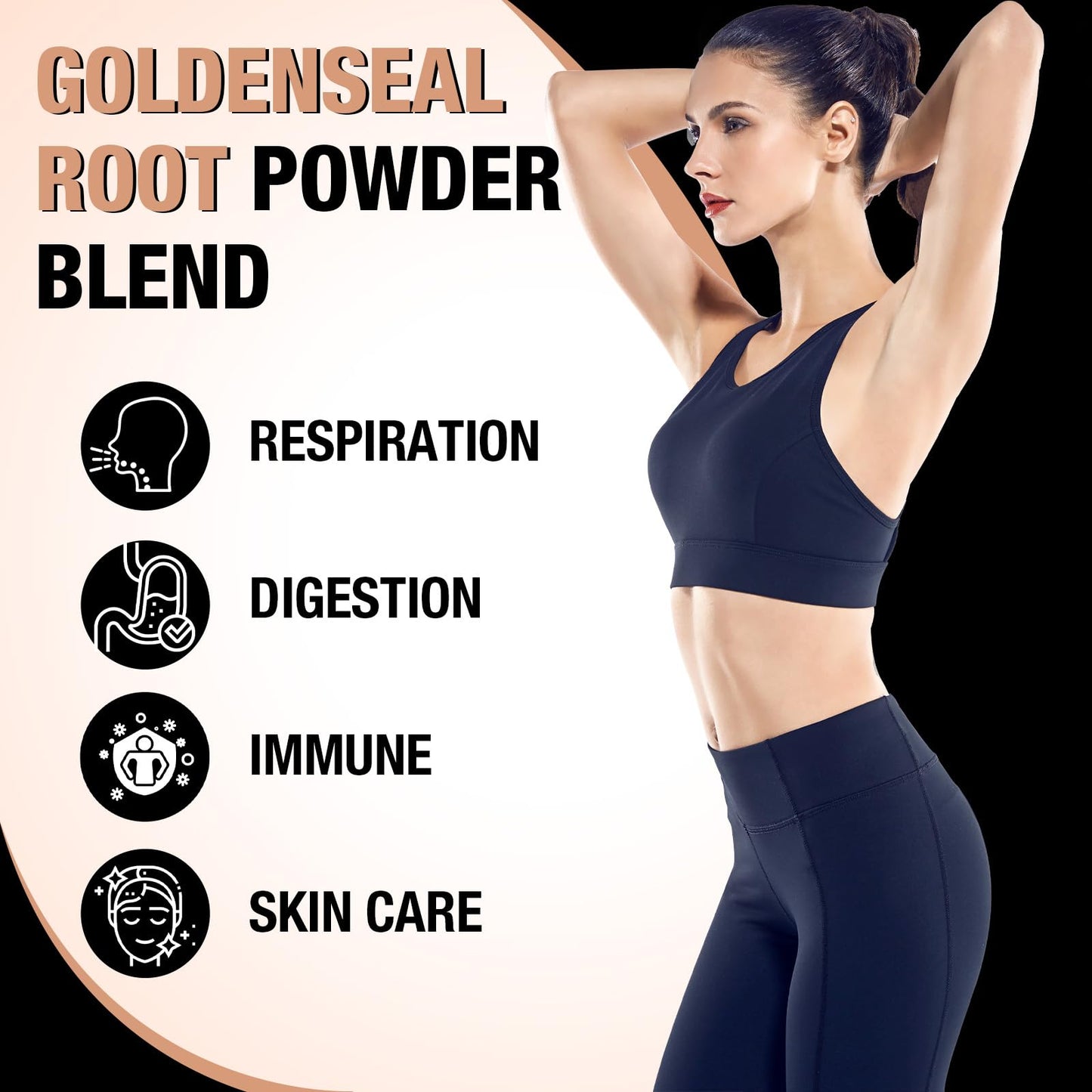 Zypherionixis Wildcrafted Goldenseal Root Powder 1000mg + Echinacea – Immune & Respiratory Support | 60 Servings