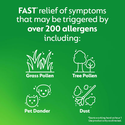 Zyrtec 24 Hour Allergy Relief Tablets | Cetirizine HCl for Indoor & Outdoor Allergies